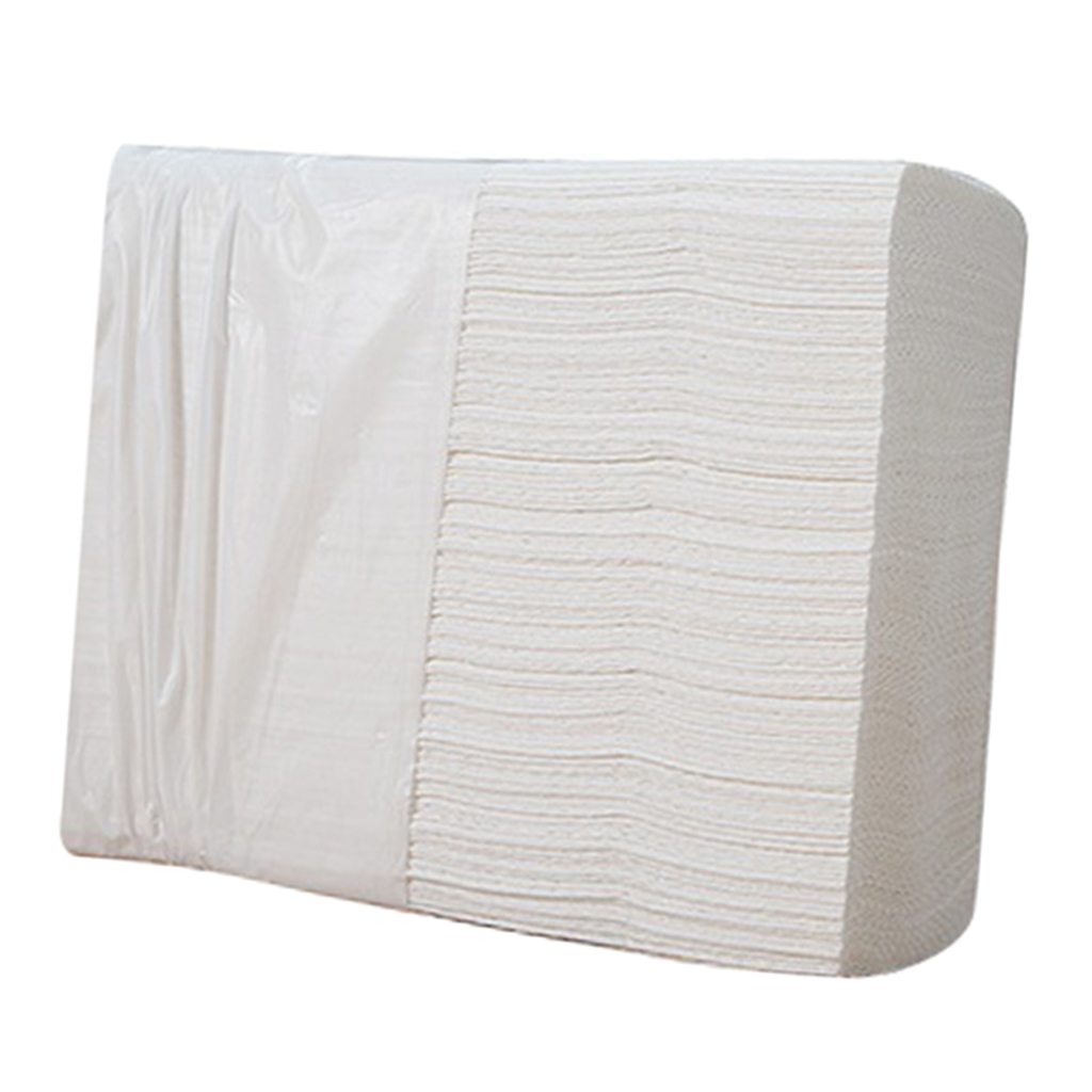 200pcs Ultra Soft White Paper Hand Towels Wood Pulp Tissues Paper Extraction