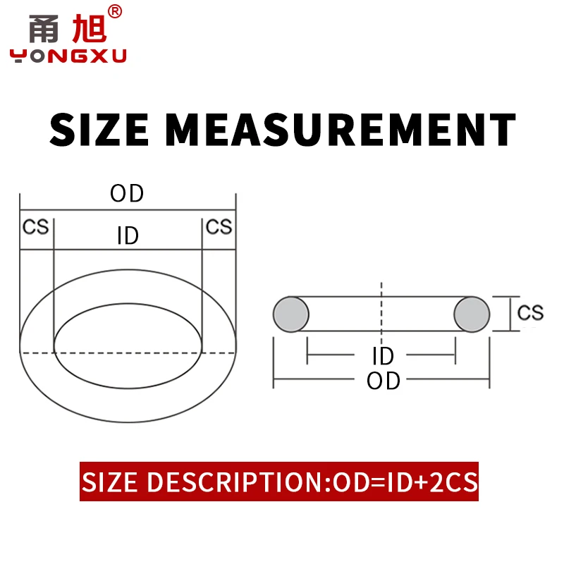 FKM O Nhẫn Ấn Miếng Đệm Dày CS1.9/2.4/3.1Mm OD5-30mm FPM Dầu Pressuer Và Chống Mòn Ô Tô fluororubber Chữ Ô 70A