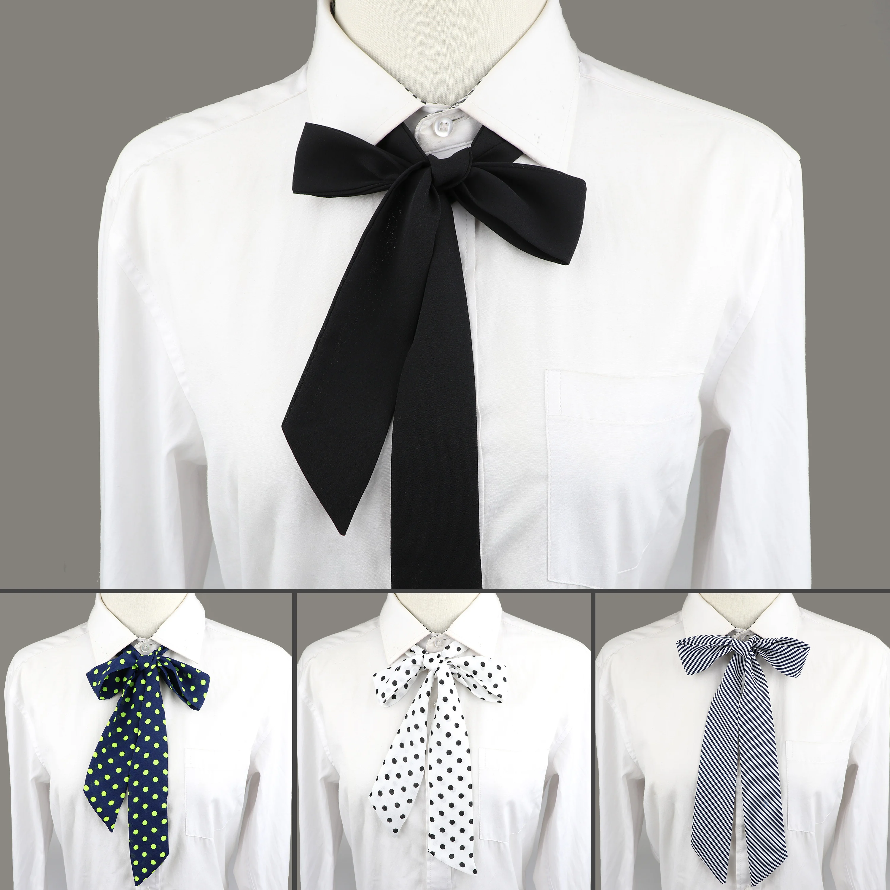 13 색 소녀 학생 Bowtie 세트 여성 레이디 리본 나비 넥타이 학교 파티 Bowknot 핑크 Bule 블랙 클래식 나비 액세서리