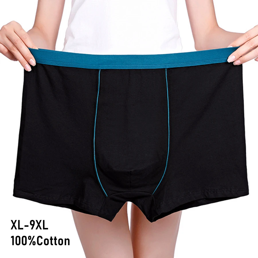 4 Cái/bộ 6XL 7XL 9XL 8XL Size Lớn Quần Lót Boxer Nam Quần Lót Cotton Liền Mạch Quần Lót Nam Chắc Chắn Nam Võ Sĩ Thoải Mái quần Lót Nam