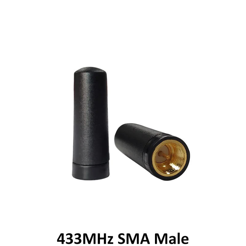 GWS 5PCS LOT 433mhz antenne mini 2dbi sma männlichen FÜR lora antenne und zopf extenal kabel für RF IOT modul für lorawan