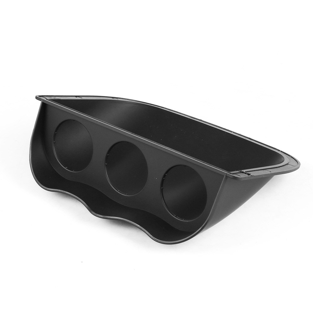 2 インチ 52 ミリメートルレーシングダッシュボードデュアルトリプルゲージポッドブラックカーボンファイバーカラーゲージポッドマウントホルダー