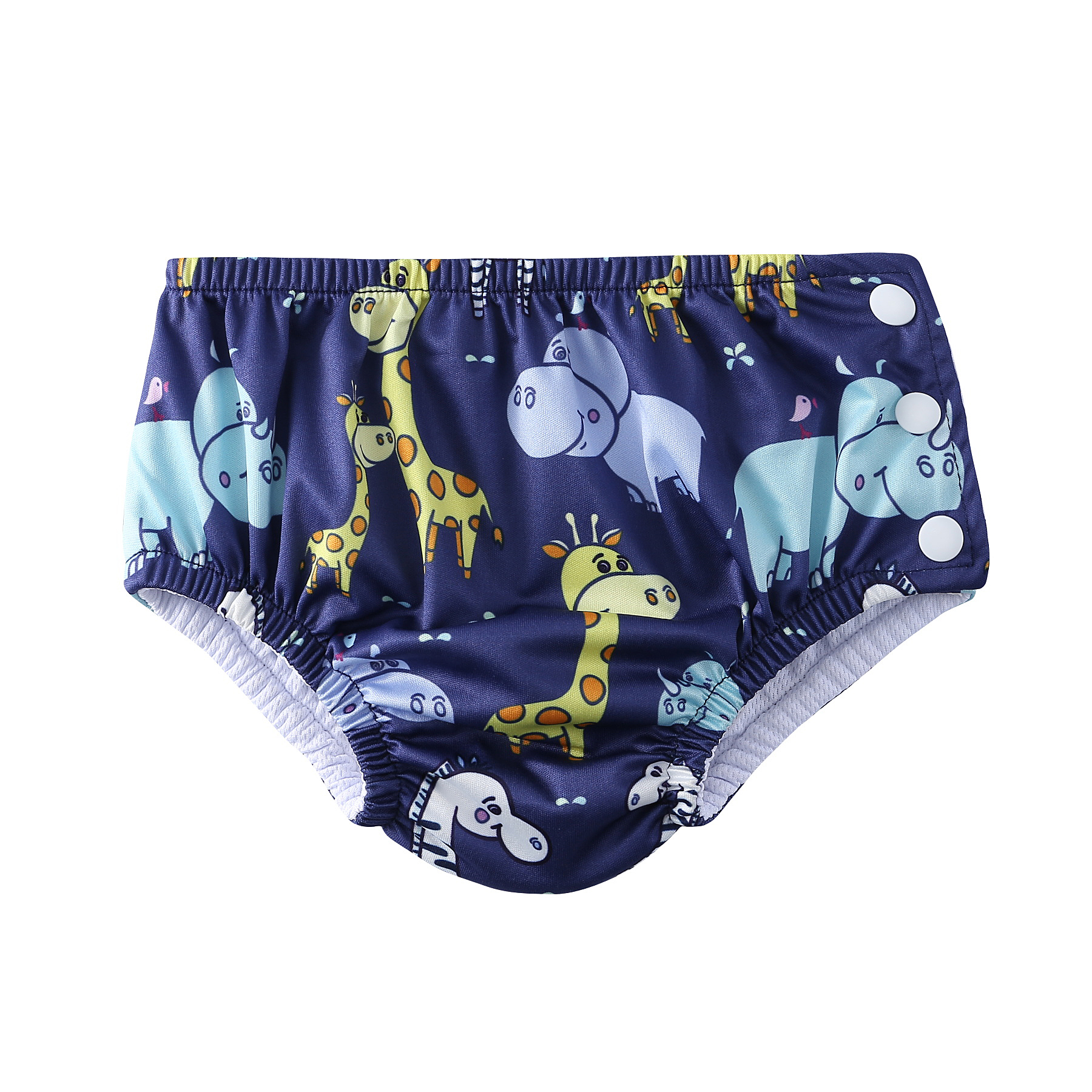 Babyland Baby wiederverwendbare 1PC Schwimmwindeln Jungen oder Mädchen Cartoon Bademode Kinder verstellbare Sommer Schwimmen Windelhosen