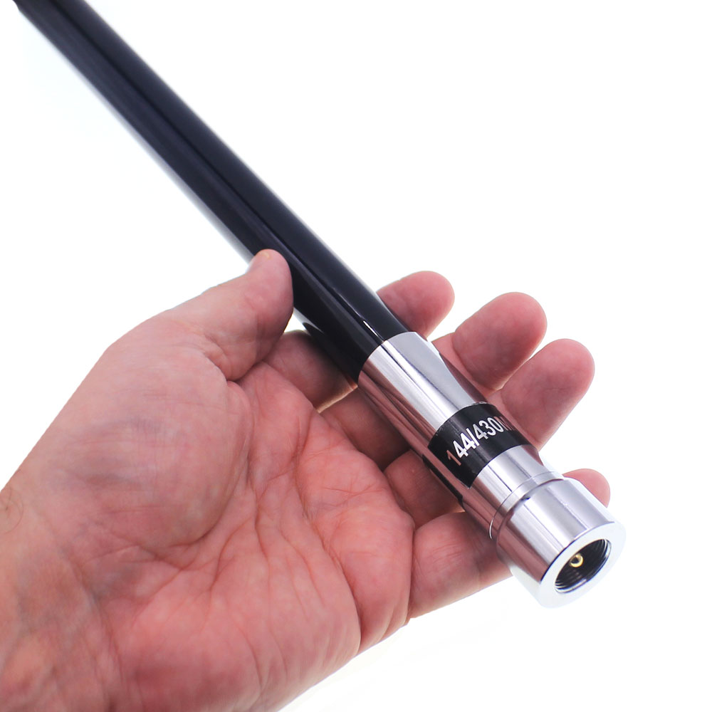NAGOYA NL-550 Fiberglasantenne VHF UHF Dual Band 200 W 3,0 dBi High Gain Mobile Antenne für Auto Zweiwegradio