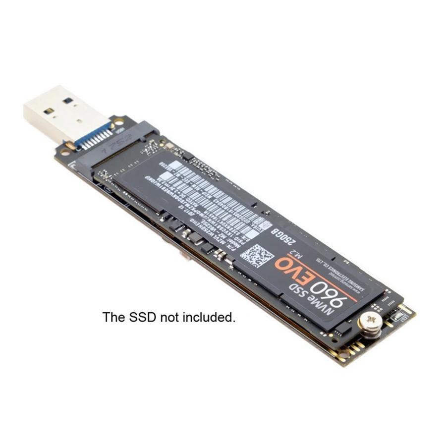 M.2 NVME SSD Sang USB 3.1 PCI-E Sang USB-A 3.0 Nội Bộ Chuyển Đổi Thẻ 10Gbps USB3.1 Gen 2 Cho samsung 970 960/Cho Intel Mới