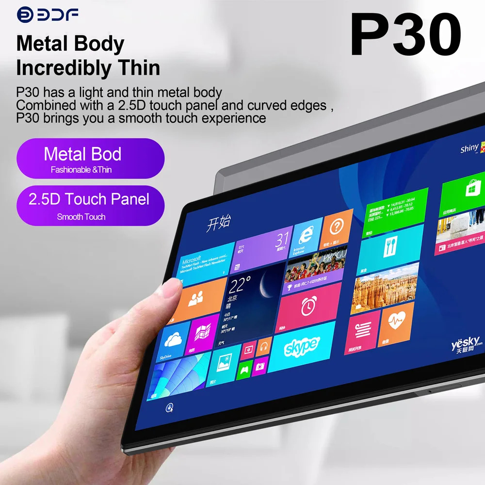 BDF-Tableta Android de 10,1 pulgadas, dispositivo con ocho núcleos, 8GB de RAM, 256GB de ROM, red 4G LTE, AI, velocidad, PC, SIM Dual, Wifi 5G, tipo C, novedad