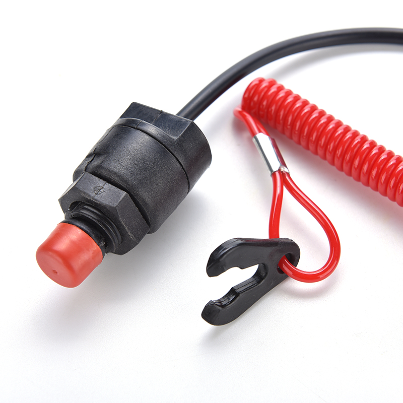 Ngoài Động Cơ Xe Máy ATV Giết Dừng Công Tắc An Toàn Cột Dây Dây Dây