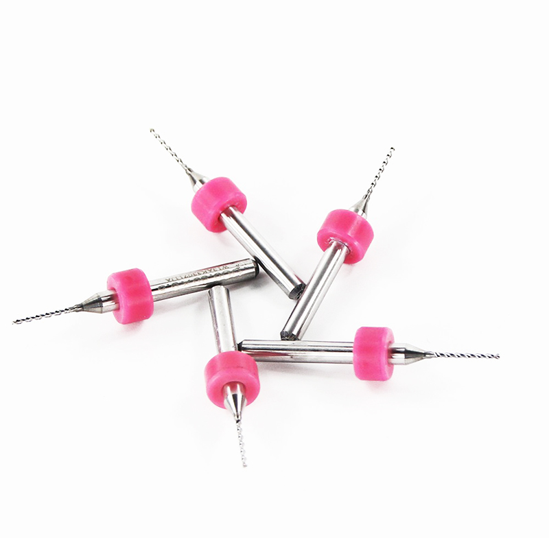 XCAN 0.8Mm 10 Cái/lốc Carbide Micro Khoan CNC PCB Bộ Mũi Khoan
