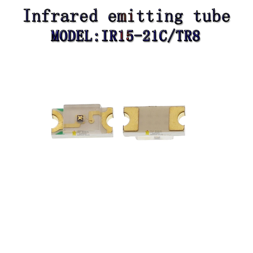 Tubo de recepción infrarrojo LED SMD 100%, PT15-21C/TR8 IR15-21C/TR8 1206, nuevo y Original, IC, 10 Uds./lote