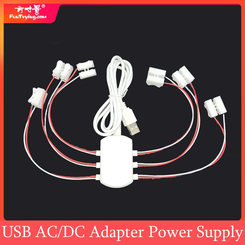 USB 5V AC/DC Adapter Cấp Nguồn Với 6/12 Cổng Đầu Ra Đường Sắt Bố Cục/Đường Sắt Bố Cục/Xe Lửa cách Bố Trí/Đèn Bố Trí Chiếc Lược Ngà
