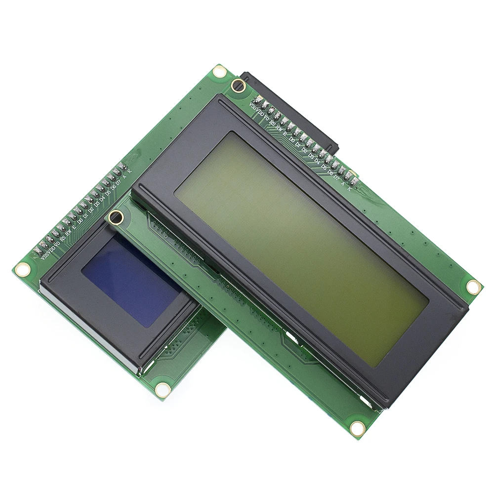 LCD2004+I2C LCD2004 20x4 2004A Módulo adaptador de interfaz serie LCD IIC de caracteres de pantalla azul y verde