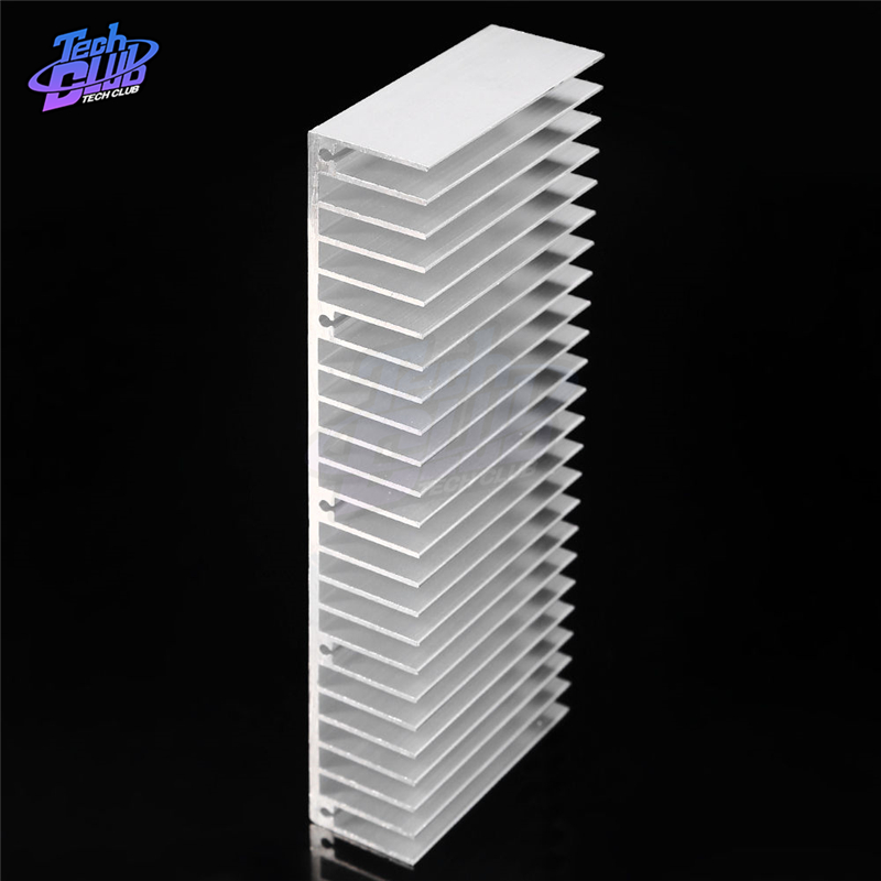 60 x 150 x 25 mm Aluminium-Kühlkörper, Kühlkörper, Heizkörper, Wärmeableitung, Kühlung für Verstärker, LED, COB, Lichtleistung, IC-Transistor