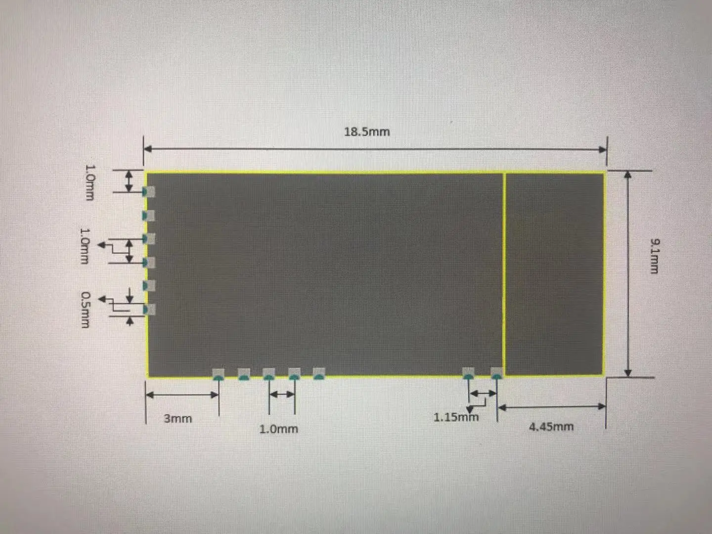 NRF51822BluetoothYTX51822-01 4.0 Module UART Interface  Core 3.3V Low Power Consumption for Headphone Speakers Amplifier DIY Kit