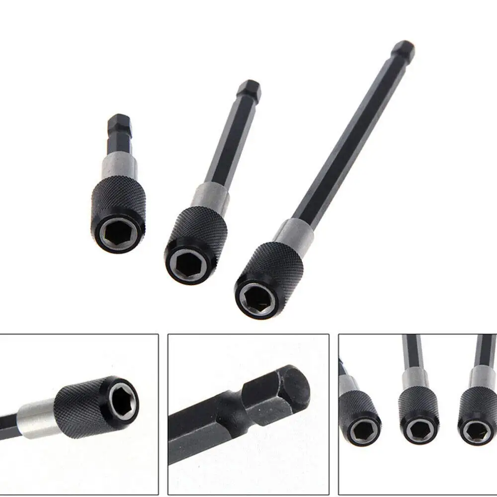 60-300Mm Nối Dài Tua Vít Mũi Giá Đỡ 1/4 Inch Từ Lục Giác Nối Dài Chuck Adapter Dành Cho Ốc Vít các Loại Hạt, Bộ Mũi Khoan