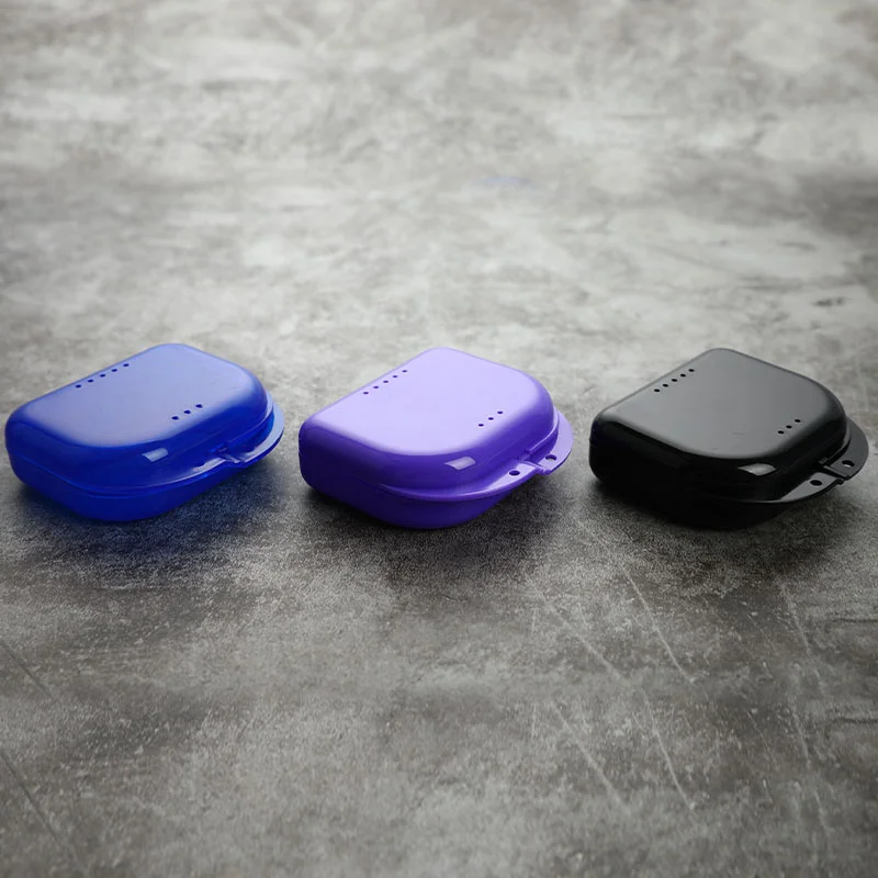 Răng Giữ Hộp Nẹp Bình Chứa Mouthguard Bảo Vệ Răng Giả Đựng Bụi