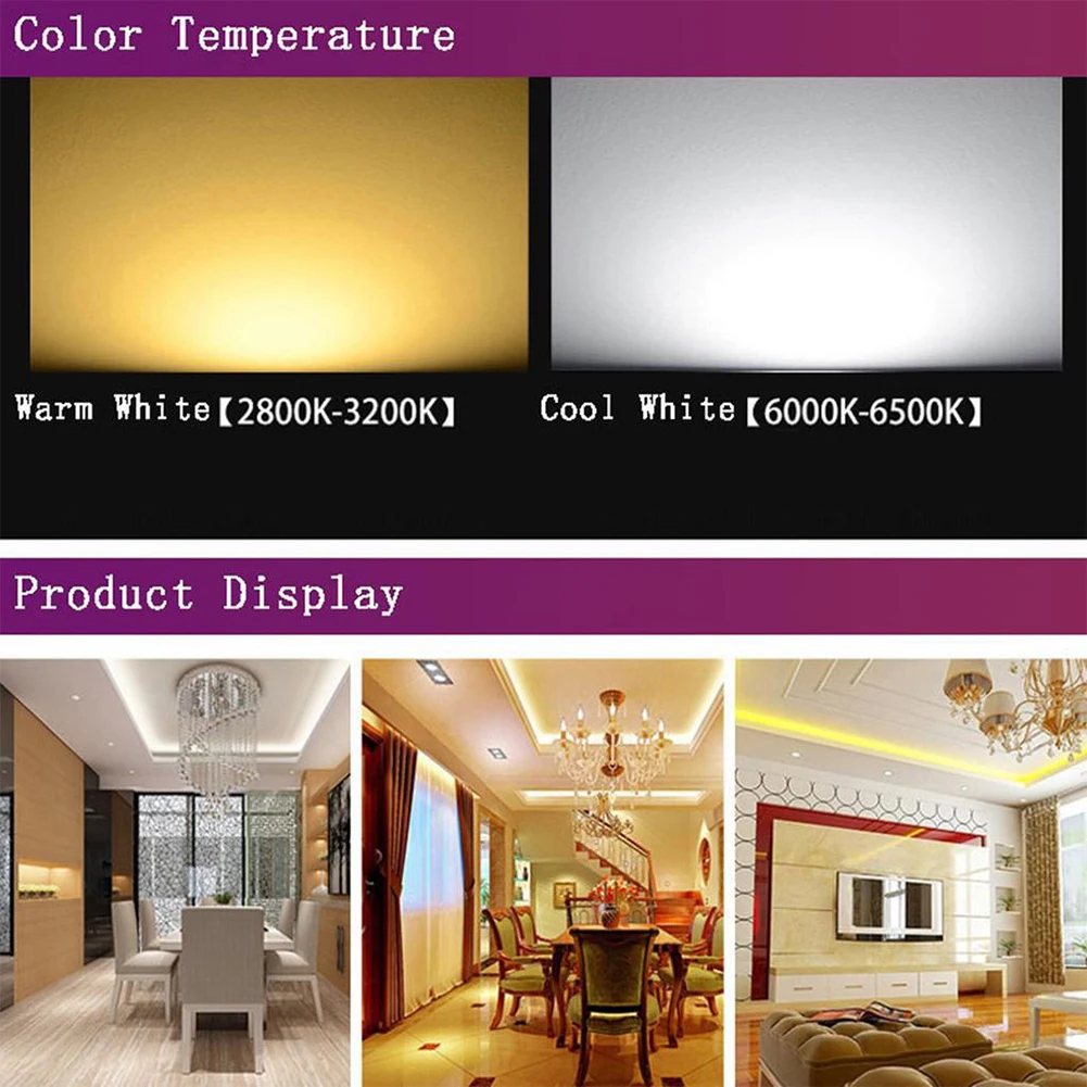USB ไฟ LED หนังสือ 3LEDs หลอดไฟ 5V Power Input สีขาว 5000K Warm White 3000K USB Night light