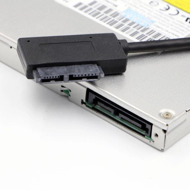 35CM USB Adapter PC 6P 7P CD DVD Rom SATA USB 2.0 To Slimline Sata 13 pin Ổ Cáp Cho Máy Tính Xách Tay Máy Tính Xách Tay