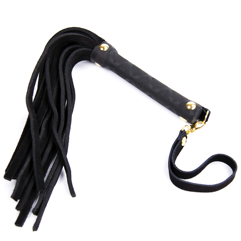 Látigo de cuero genuino con borla de 27cm, látigo de caballo superior para montar a caballo, cultivo de caballo ecuestre