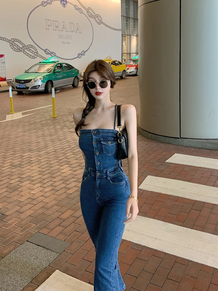 TIYIHAILEYจัดส่งฟรีแฟชั่นกางเกงผู้หญิงกางเกงตรงกางเกงยีนส์กางเกงJumpsuitและRompers S-3XLเซ็กซี่