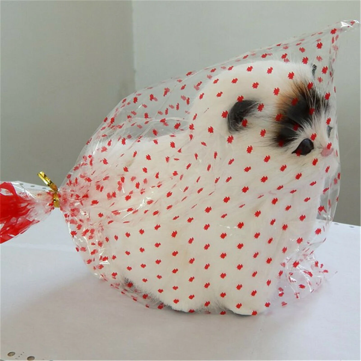 Boneka hewan peliharaan, mainan mewah elektronik kucing dengan ornamen lembut