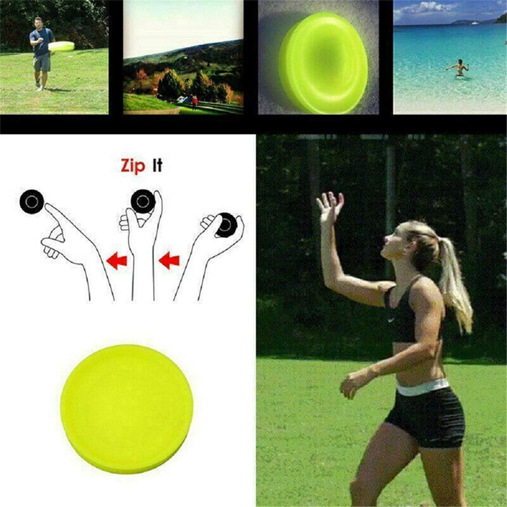 1 Máy Tính Mini Bãi Biển Đĩa Bay Cho Thể Thao Ngoài Trời Dẻo Silicone Cân Bằng Đĩa Giải Chơi Bãi Biển Đồ Chơi Giải Trí