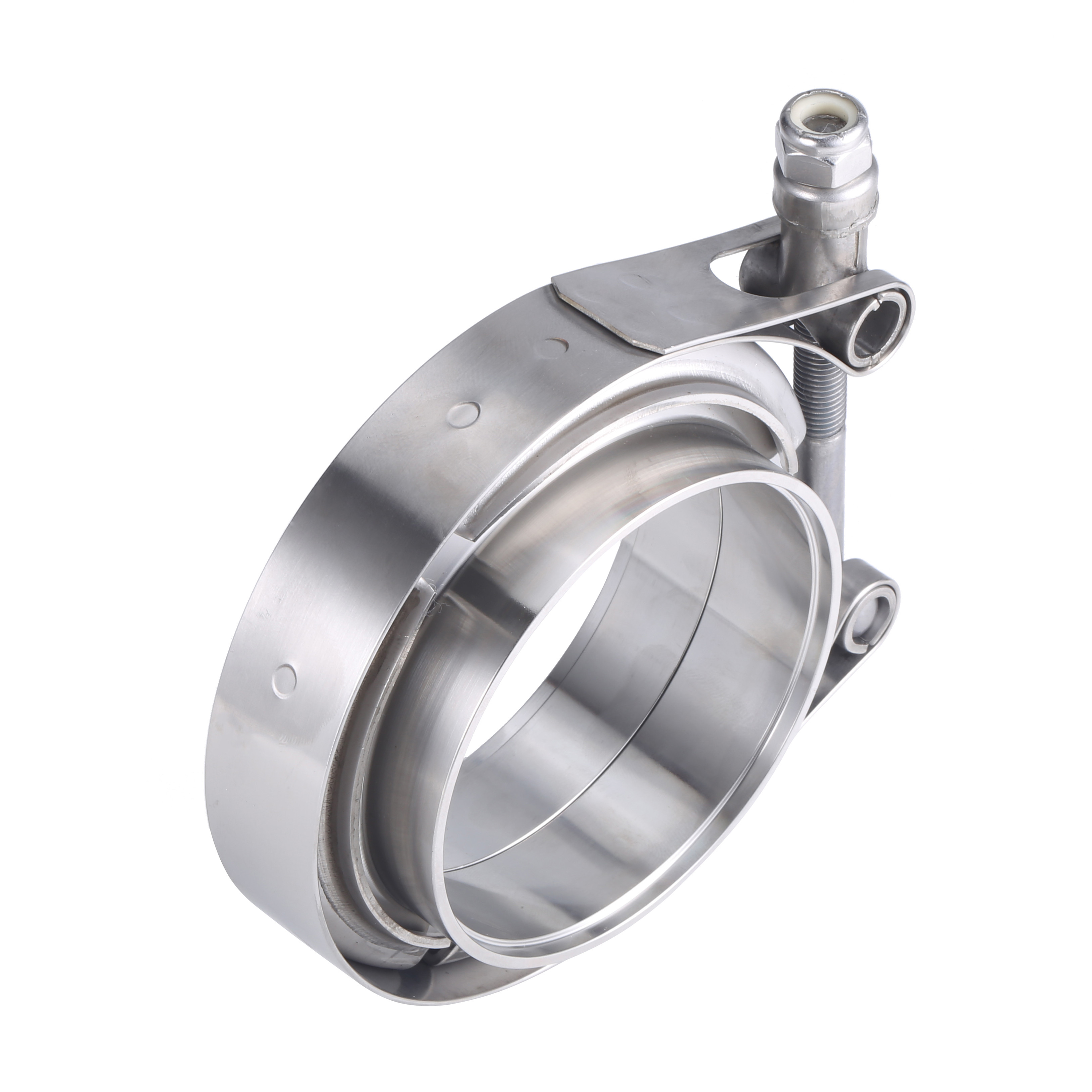 304 roestvrij staal 2 "2,25" 2,5 3 inch 51 63 76 mm V-bandklem Turbo-uitlaatpijp Vbandklem Mannelijke vrouwelijke flens V-klemsets