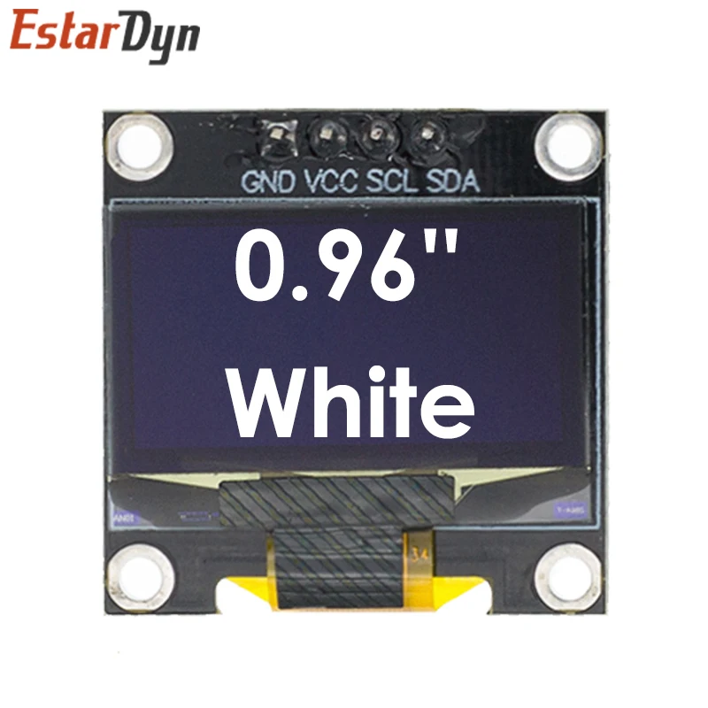 0.96 Inch IIC SPI Nối Tiếp 7/4Pin Trắng/Xanh/Vàng Xanh/Vàng Màn Hình Hiển Thị OLED Mô Đun SSD1306 màn Hình LCD 12864 Bảng Cho Arduino