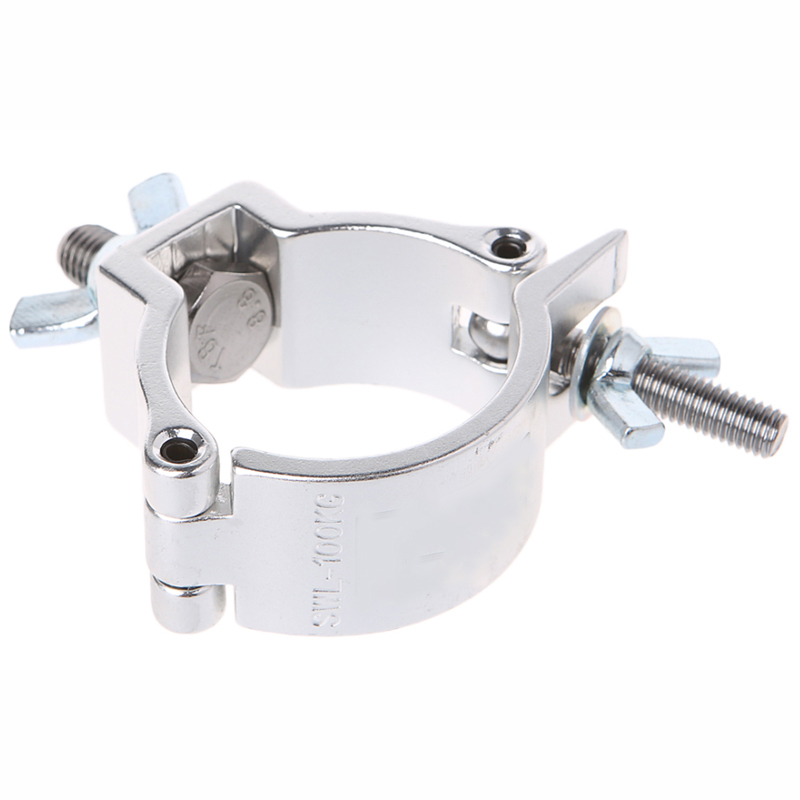 10 piezas de aleación de aluminio para luces de escenario, abrazadera, ganchos, soporte, cabezales móviles, gancho resistente, Kit de iluminación de teatro, 48-51mm, 100kg