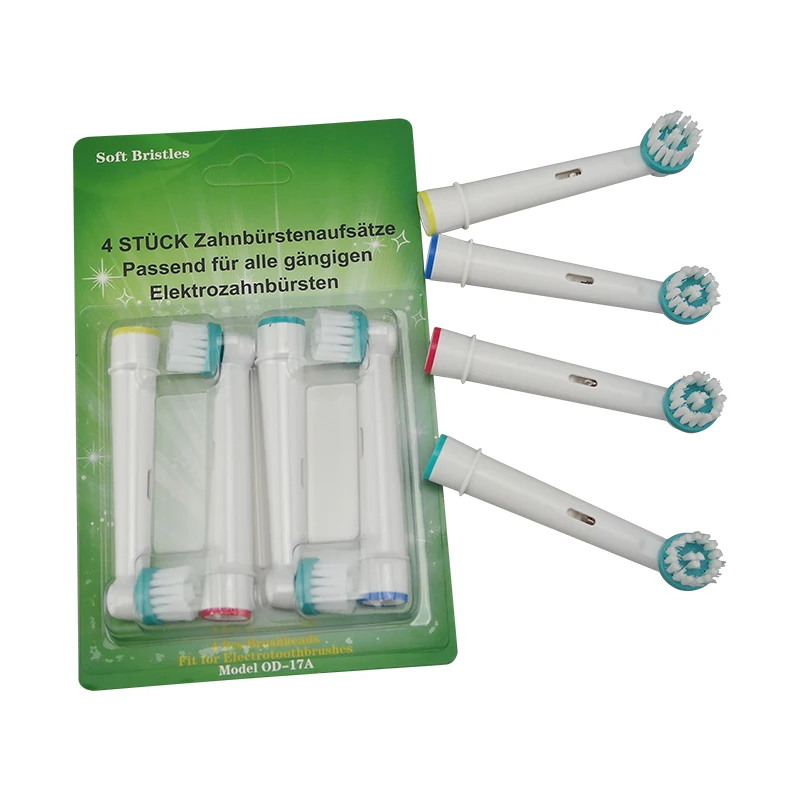 4 Cái/gói EB-25A Nhạy Cảm Vệ Sinh Bàn Chải Đánh Răng Điện Đầu Bàn Chải SB-417A Chăm Sóc Răng Miệng Cho Răng Miệng B Sức Sống Dual Clean