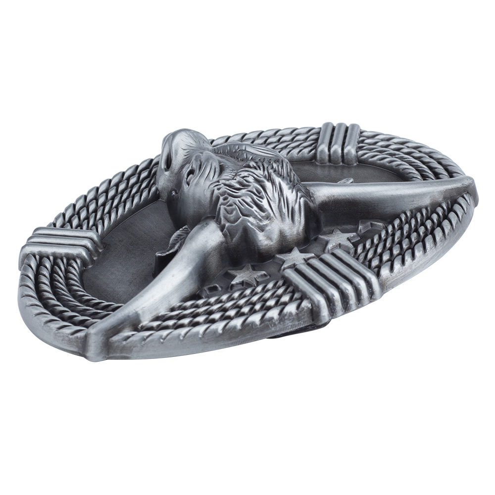 Einfachheit Tauren Gürtel Schnalle Metall Cowboy