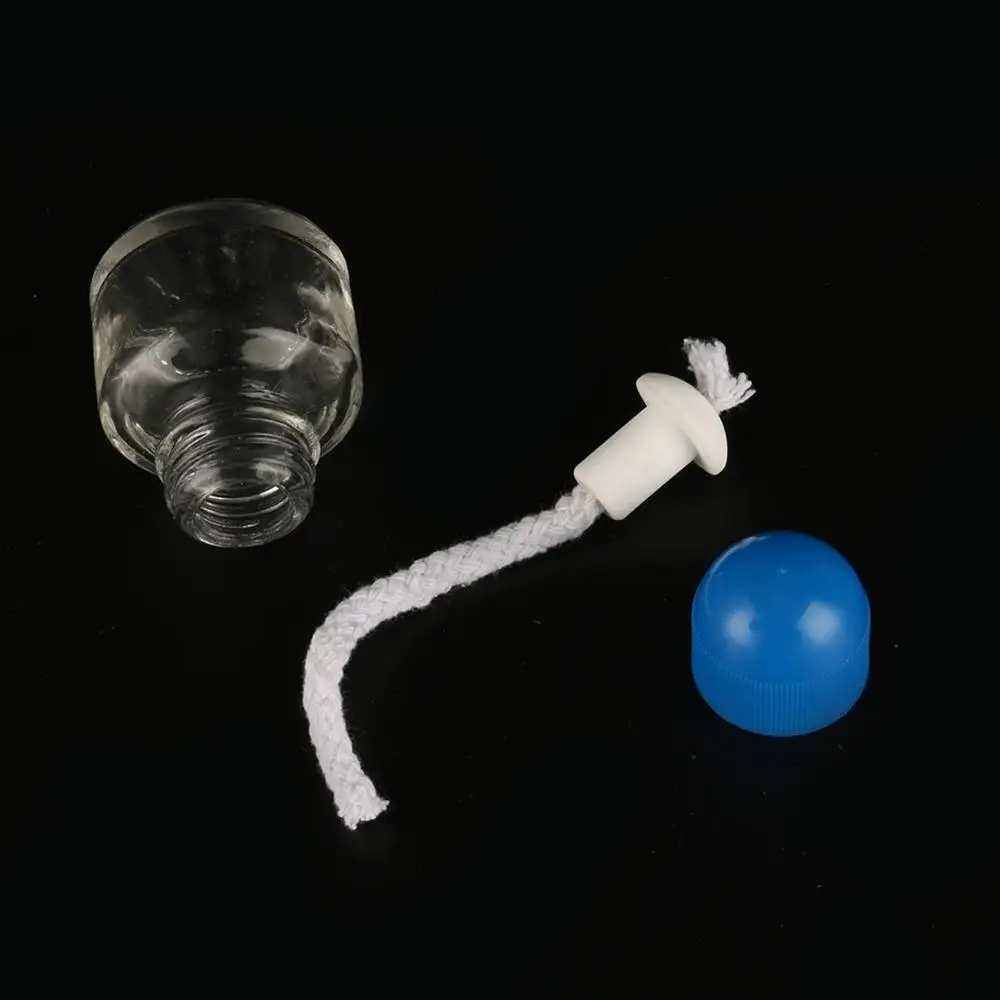 6.5 cm * 4.3 cm 25 ML Lampada per bruciatore ad alcool in vetro Laboratorio di chimica in vetro Attrezzature per il riscaldamento Forniture educative
