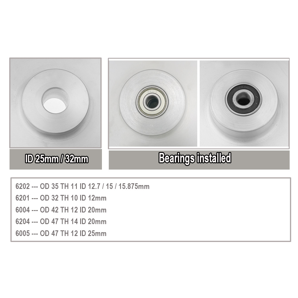 Dia. 50mm - 200mm Smooth Rubber Contact Wheel Belt Grinder Parts