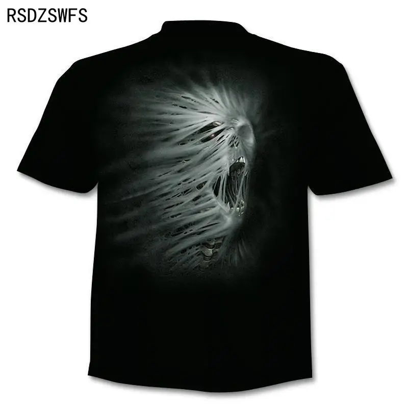 ブランドのtシャツパンクtシャツ騎士シャツ3d tシャツ男性カジュアルヴィンテージのヒップホップの夏のtシャツトップオム服