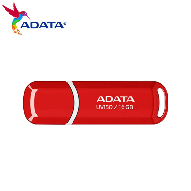 ADATA UV150 USB 3.2 Flash Drive 32GB 64GB Pendrive Tốc Độ Cao Portale Đỏ USB Ổ Đĩa U Bút bộ Nhớ Dành Cho Máy Tính