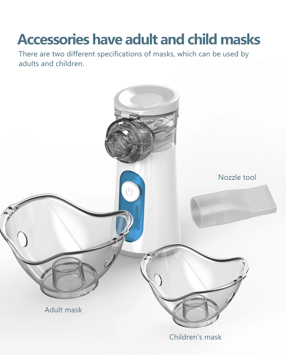 Przenośny przenośny autoclean inhalator nebulizator Mesh Atomizer cichy inhalator nebuliser inhalator dla dzieci nebulizador portatil