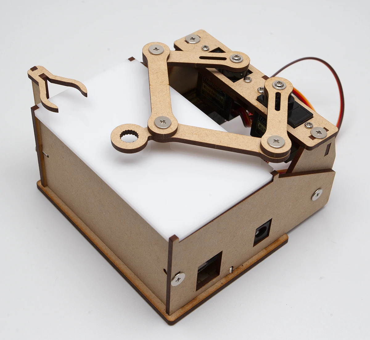 Reloj pequeño de madera para Arduino, Motor de modelo de reloj barato, Programa de bricolaje, producción de proyectos, controlador Manual, educación, nuevo