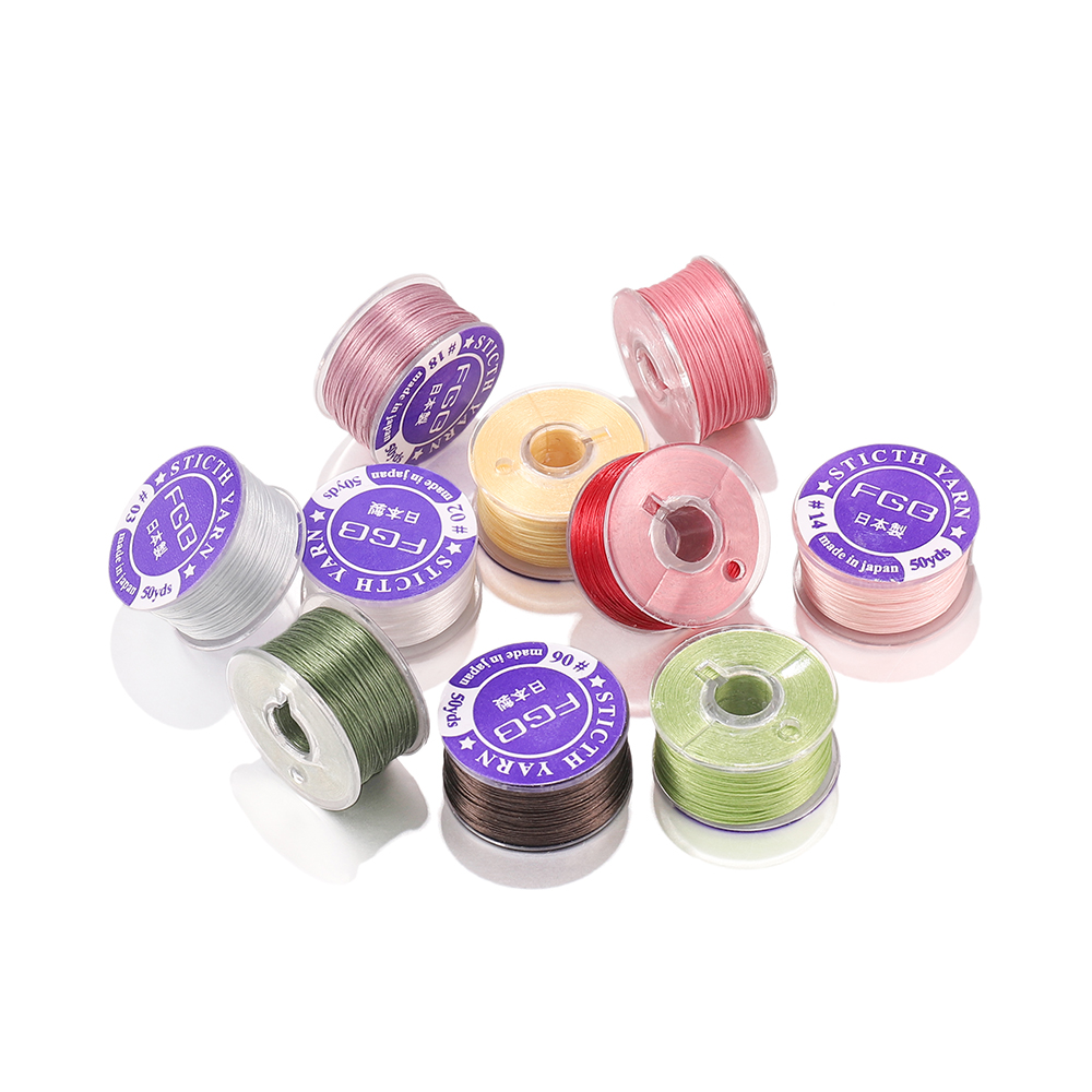 Hilo de cuentas de nailon de 50 yardas, hilos de cuentas no elásticos, hilo de cordón para pulseras DIY, collares, suministros de joyería