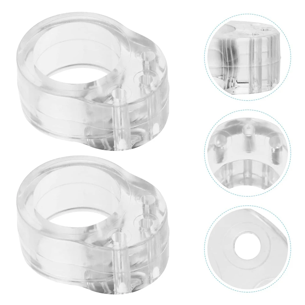 2-6 stuks Deurgreep Stopper Transparant PVC Deurgreep Buffer Muurbescherming Schokdemper voor Kantoor Thuis Keuken Slaapkamer