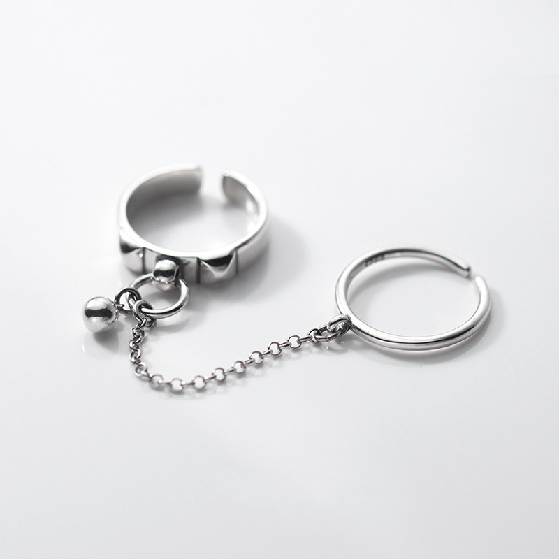 Vintage 925 เงินสเตอร์ลิงดอกไม้แหวนสําหรับงานแต่งงานของผู้หญิงเครื่องประดับอินเทรนด์ขนาดใหญ่ปรับโบราณแหวน Anillos