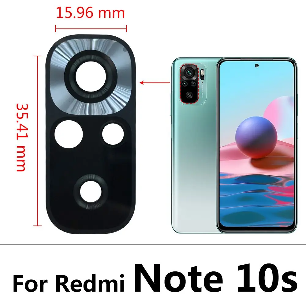 2 Chiếc, ban Đầu Lưng Phía Sau Kính Cường Lực Với Miếng Dán Thay Thế Sửa Chữa Cho Xiaomi Redmi Note 11T 11 10T 5G 10S 10 Pro Plus 5G