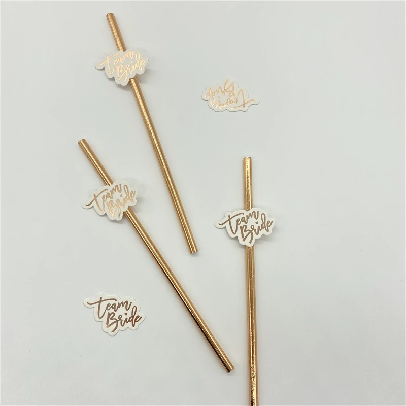 10 Hoa Hồng Vàng Đội Cô Dâu Ống Hút Tiệc Độc Thân Cho Tiệc Cưới, Vật Dụng