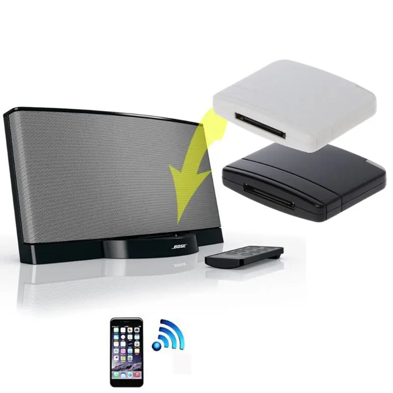 2022 Новый A2DP Bluetooth музыкальный 30-контактный приемник адаптер динамик док-станция для iPod
