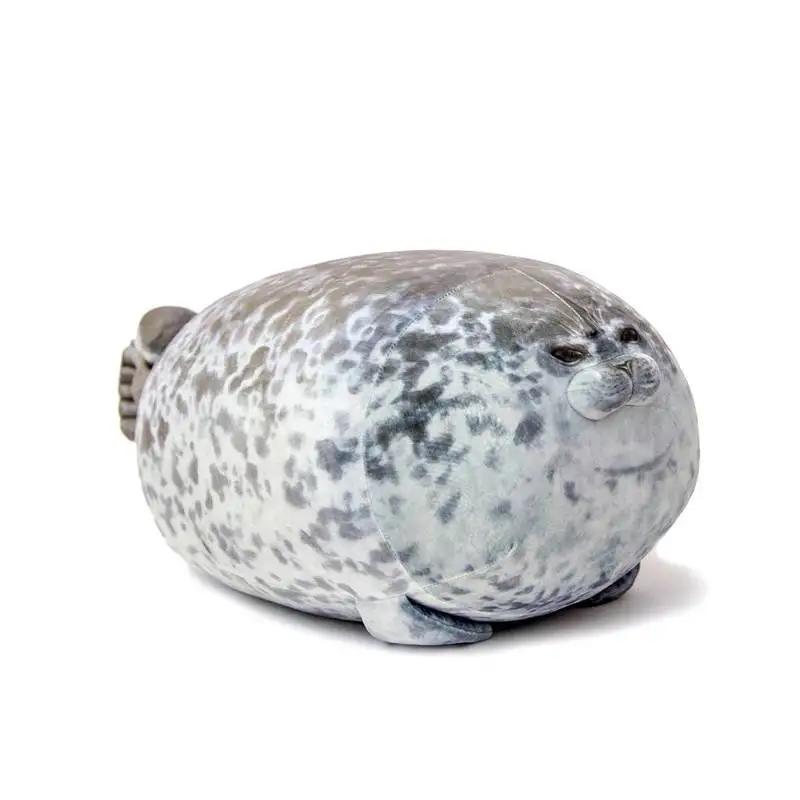 Angry Blob Seal หมอน Chubby 3D ความแปลกใหม่ Sea Lion ตุ๊กตา Plush ตุ๊กตาของเล่นเด็ก Sleeping โยนหมอนของขวัญเด็กหญิง
