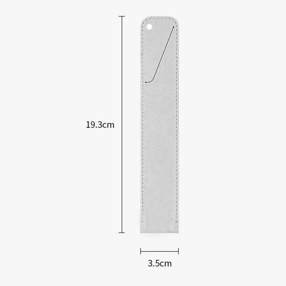 Чехол-стилус для IPad Apple, мягкий кожаный чехол для карандашей, с защитой от прокручивания, с наконечником