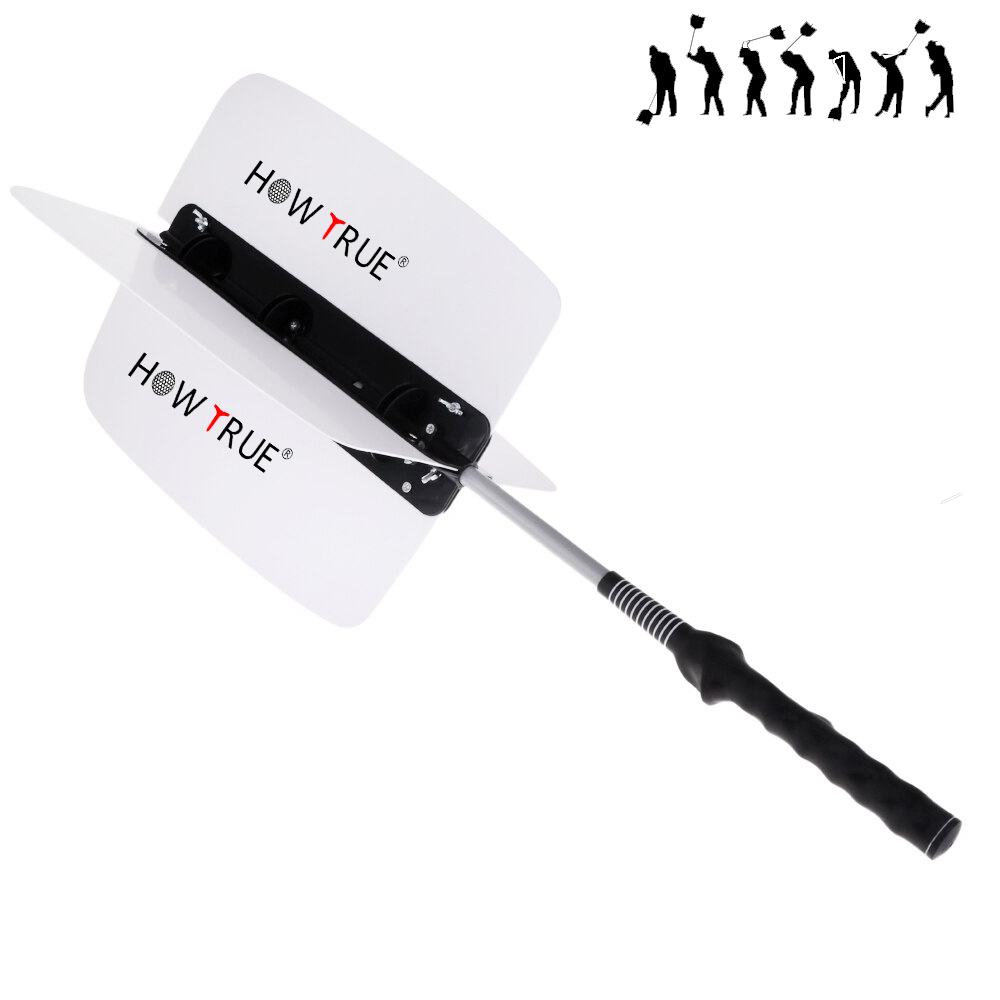 골프 훈련 보조기, 골프 바람개비 스윙 트레이너, 팬 파워 스피드 연습, 훈련 그립 보조, 탈착식 골프 액세서리