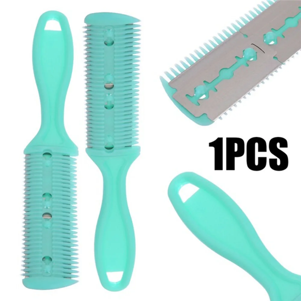 1 Cái Mặt Hai Tóc Dao Cạo Lược Với 2 Có Thể Tháo Rời Lưỡi Dao Cắt Mỏng Shaper Tông Đơ Cắt Tóc Tạo Kiểu Công Cụ