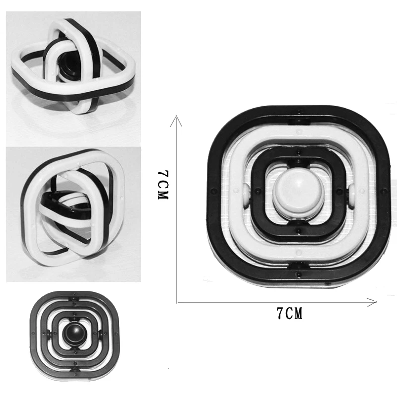3D Flip Fidget Spinner ของเล่น Infinity Flip Spinning Top ของเล่นผู้ใหญ่ Antistress Hand Spinner ของเล่นความเครียดบรรเทาเด็ก GyroscopeGift