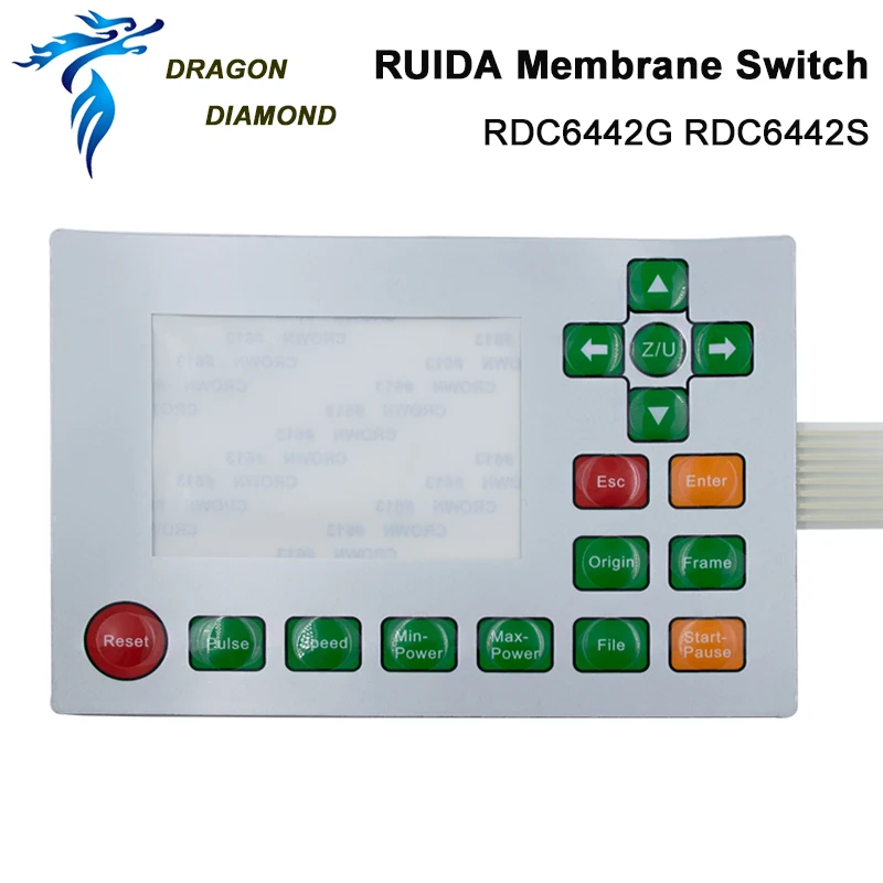 Лазерный контроллер Ruida Co2, системные панели DSP, пленочная мембрана RDC6442S для лазерного гравера и режущего станка RDC 6442 6442G 6442S