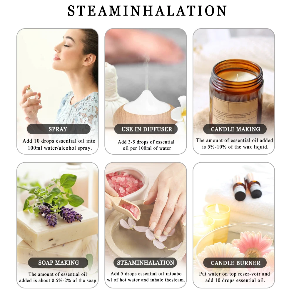 Mascarilla difusora de aceite aromático con fragancia de coco y vainilla, brisa marina, mango, fresa, aceite de goma de mascar para brillo de labios, fabricación de velas, 10ml