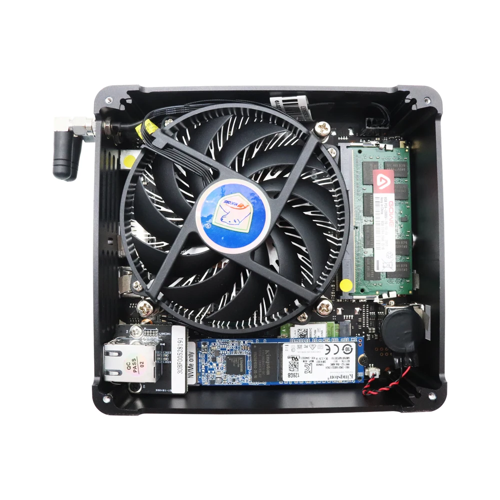 Yohirs 10th Gen NUC i9 10980HK i7 10870H i5 2LAN Mini Pc Windows10 2xDDR4 Max 64GB 2*NVme 4K DP HD2.0  Game Desktop Computer